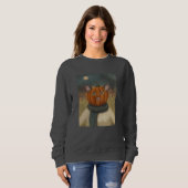 Pumpkinhead Mouse Halloween Sweatshirt (Voorkant volledig)