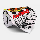 Pumpkinhead Zombie Rock Sketch Stropdas (Opgerold)