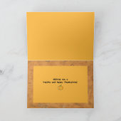 PumpkinPatch & BIG Pumpkin Thanksgiving Kaart (Binnen)