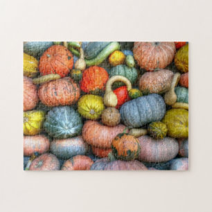 Pumpkins and Gourds Photo Puzzle Legpuzzel