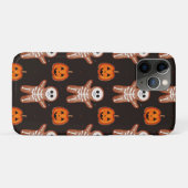 Pumpkins and Skeleton Gingerbread Halloween Design Case-Mate iPhone Case (Achterkant (horizontaal))