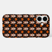 Pumpkins and Skeleton Gingerbread Halloween Design Case-Mate iPhone Case (Achterkant (horizontaal))