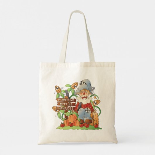 Pumpkins Apples Hayrides Canvas tas (Achterkant)