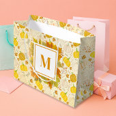 Pumpkins Autumn Fall Harvest Pattern Groot Cadeauzakje