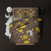 Pumpkins Autumn Fall Harvest Pattern Lichaamskussen