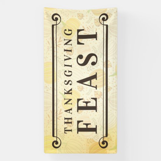 Pumpkins Autumn Fall Harvest Pattern Spandoek (Verticaal)