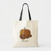 Pumpkins Autumn Harvest Thanksgiving Tote Bag (Voorkant)