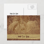 Pumpkins Cornstalks Autumn  Briefkaart (Voorkant / Achterkant)