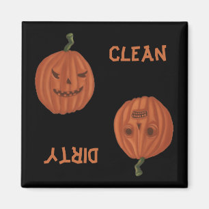 Pumpkins Dishwasher Magnet past achtergrond aan Magneet