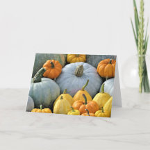 Pumpkins Folded Greetings Kaart