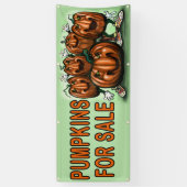 Pumpkins for Sale Spandoek (Verticaal)