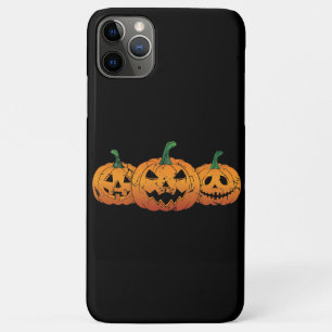 Pumpkins Halloween Jack O Lantern Spooky iPhone 11 Pro Max Hoesje