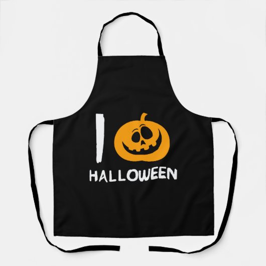 Pumpkins Halloween Schort (Voorkant)