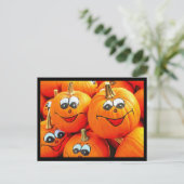 Pumpkins Jack O Lantern Halloween Party Briefkaart (Staand voorkant)