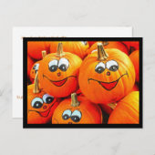 Pumpkins Jack O Lantern Halloween Party Briefkaart (Voorkant / Achterkant)