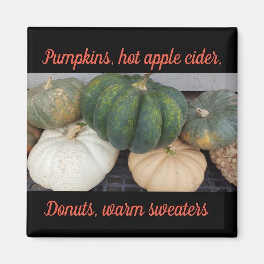 Pumpkins Magnet Magneet (Voorkant)