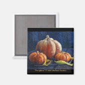 "Pumpkins" Magnet Magneet (Voorkant / Achterkant)