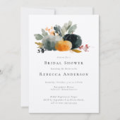 Pumpkins Modern Fall Wedding Vrijgezellenfeest Kaart (Voorkant)