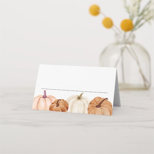 Pumpkins Naam Plaats Kaarten (Voorkant)