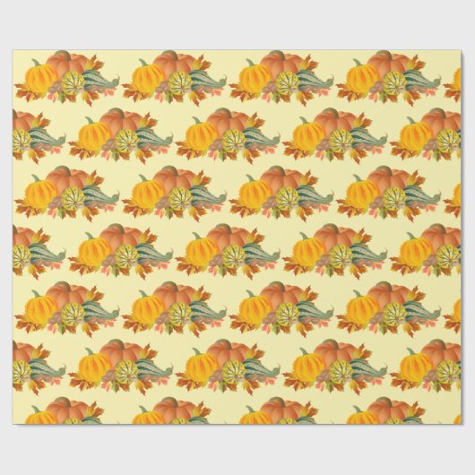 Pumpkins Pattern Cadeaupapier (Vlak)