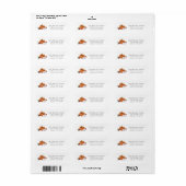 Pumpkins Return Address Label (Full Sheet)