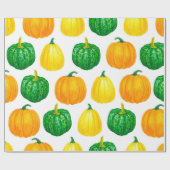 Pumpkins waterverf cadeaupapier (Vlak)