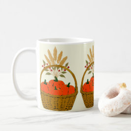 ☕ **Pumpkins & Wheat Basket Mug Koffiemok