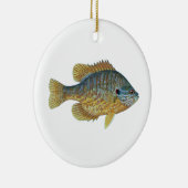 Pumpkinseed Sunfish Keramisch Ornament (Rechts)