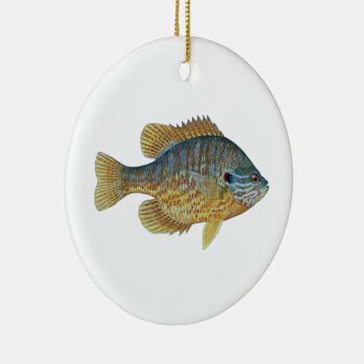 Pumpkinseed Sunfish Keramisch Ornament (Rechts)