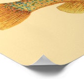 Pumpkinseed Sunfish on Color Background Poster (Hoek)