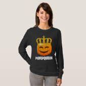 Pumpqueen Couples Halloween Pumpkin T-shirt (Voorkant volledig)