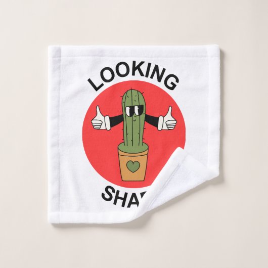 Pun de cactus qui en jette (Gant de toilette)