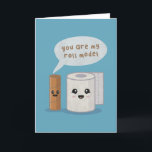 Pun de toilette : Vous êtes mon modèle de rouleau<br><div class="desc">Joli rouleau de toilette vide en disant à un rouleau de papier toilette "Vous êtes mon modèle de rouleau".</div>