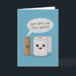 Pun de toilette : Vous êtes mon modèle de rouleau<br><div class="desc">Joli rouleau de toilette vide en disant à un rouleau de papier toilette "Vous êtes mon modèle de rouleau".</div>