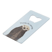 Pun Extraordinaire à l'Otter mignon Photo Annivers (Devant Angle)