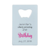 Pun Extraordinaire à l'Otter mignon Photo Annivers (Dos)