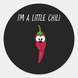 Pun Ik ben een chili voor peper Ronde Sticker