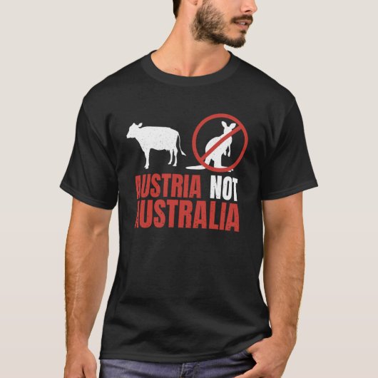 Pun Oostenrijk Niet Australië T-shirt (Voorkant)