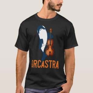 Pun Orchestra Orca Whale Swea T-shirt