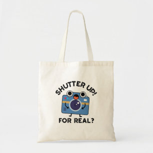 Pun voor echte fotografie tote bag