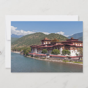 Punakha Dzong - Bhutan Kaart