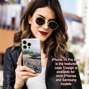 Punaluʻu Black Sand Beach Hawaii Big Island iPhone 15 Pro Max Hoesje