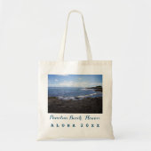 Punalu'u Beach Hawaii + Trip / Year Tote Bag (Voorkant)