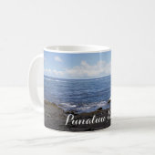 Punalu'u Black Sand Beach Hawaii Koffiemok (Voorkant links)