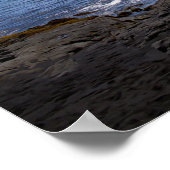 Punalu'u Black Sand Beach Poster (Hoek)