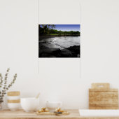 Punalu'u Black Sand Beach Poster (Keuken)