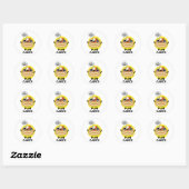 Puncakes Funny Pancake Pun Ronde Sticker (Vel)
