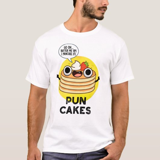 Puncakes Funny Pancake Pun T-shirt (Voorkant)