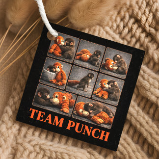 Punch Baby Monkey Bedankjes Labels