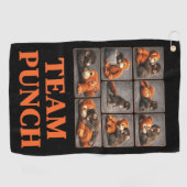 Punch Baby Monkey Golfhanddoek (Horizontaal)